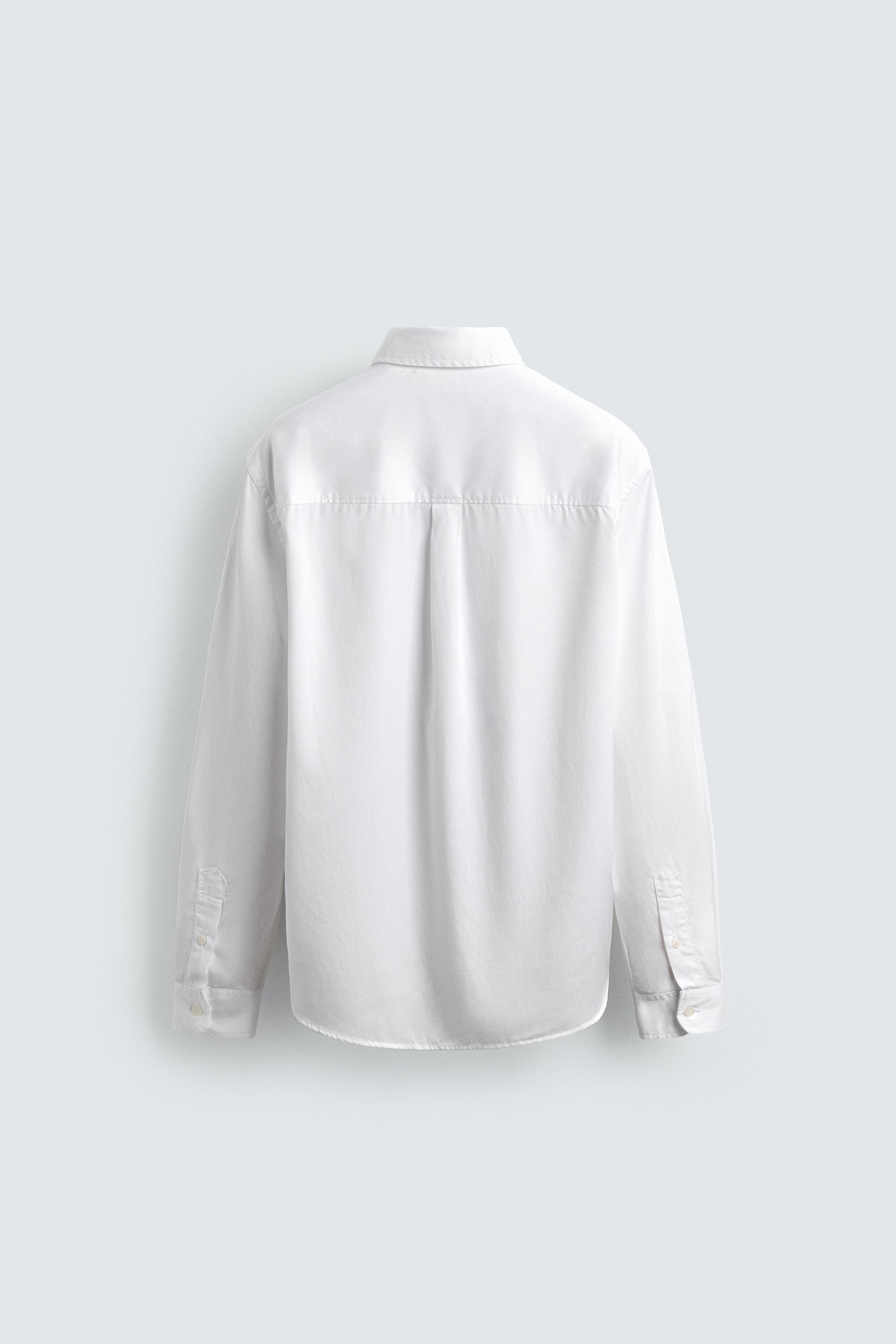 CHEMISE REGULAR FIT LYOCELL - COTON